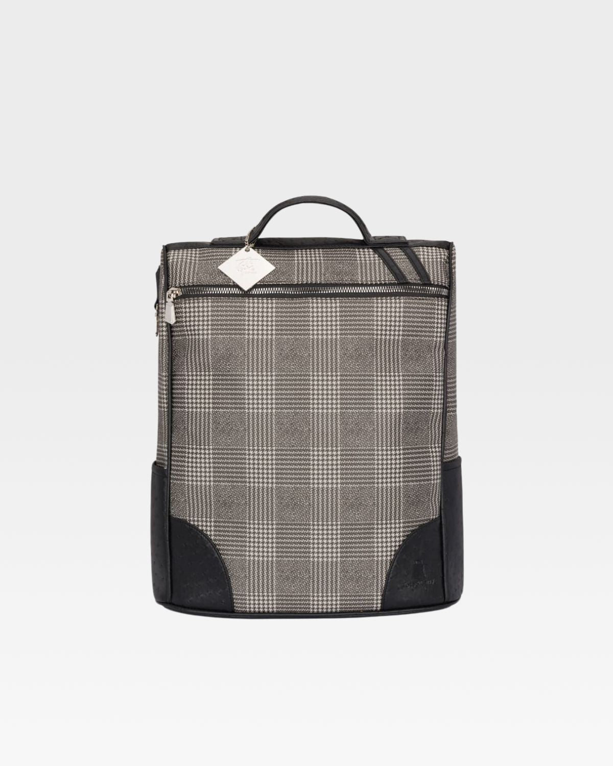 Plaid Travel Set in Black