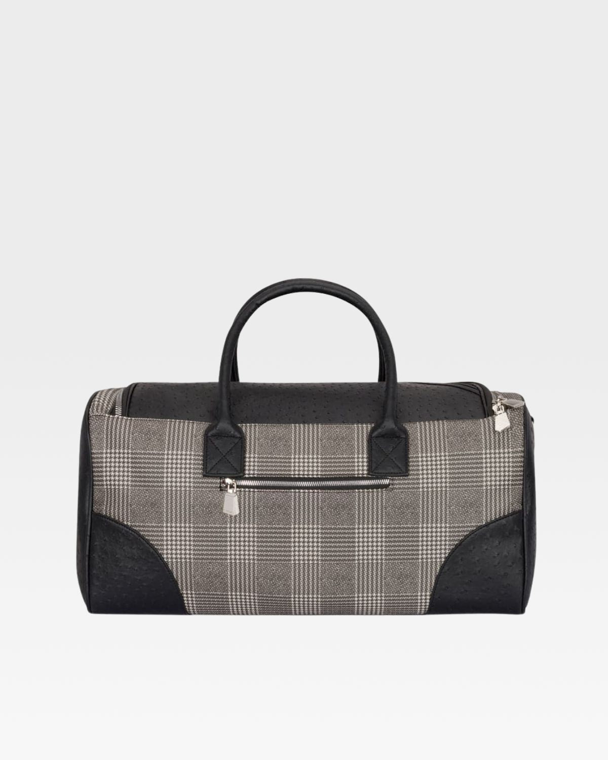 Plaid Travel Set in Black
