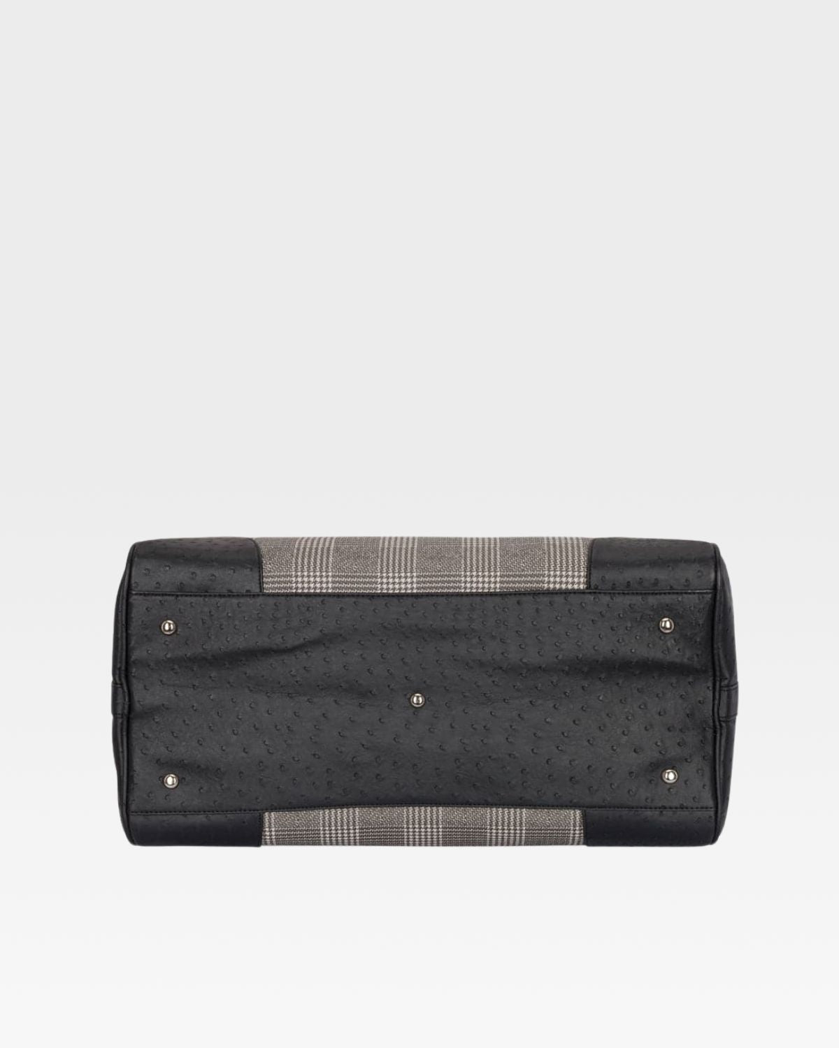Plaid Travel Set in Black