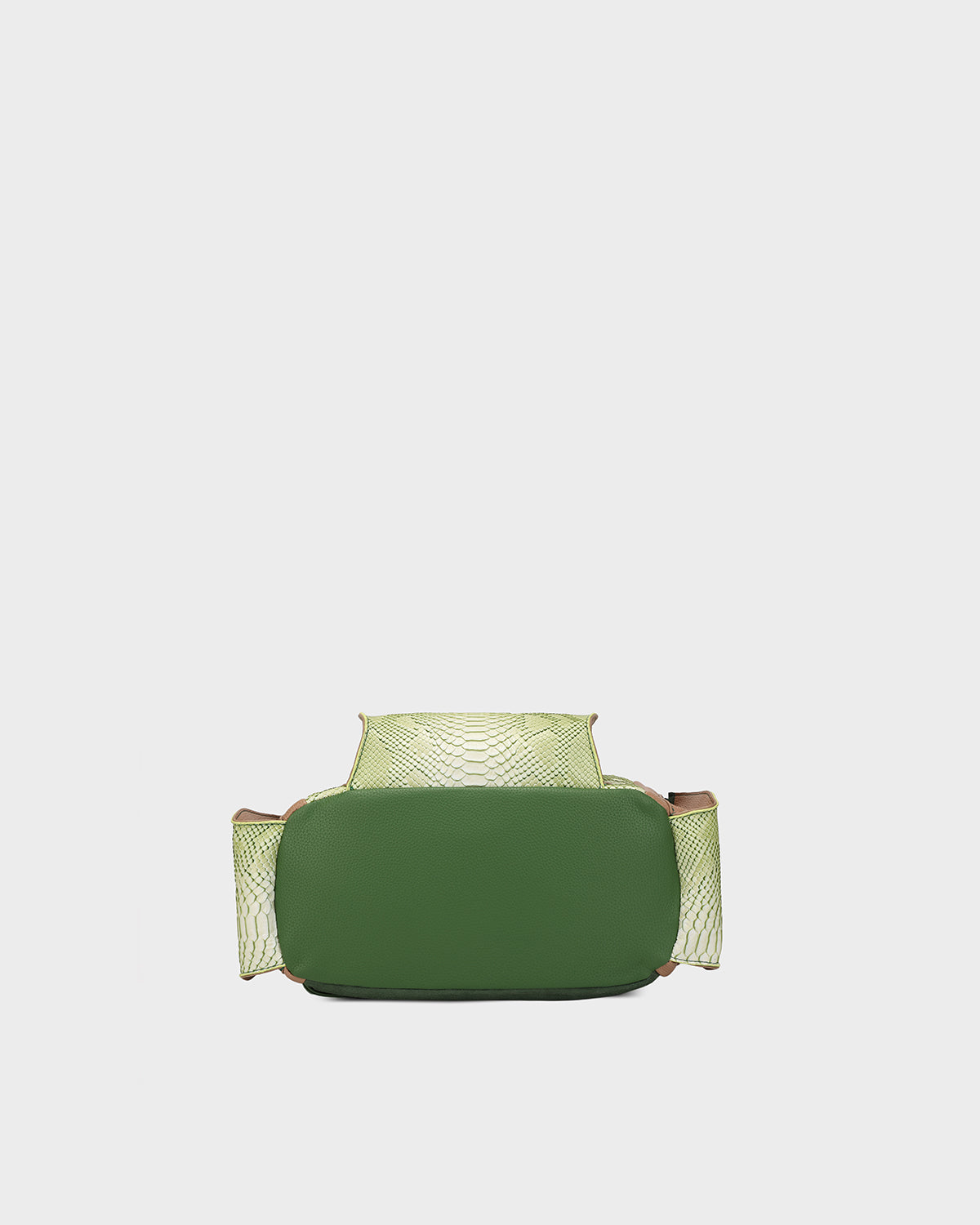 Power Luxe Backpack in Green & Brown