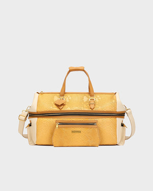 Power Luxe Duffle Bag in Sunflower Yellow