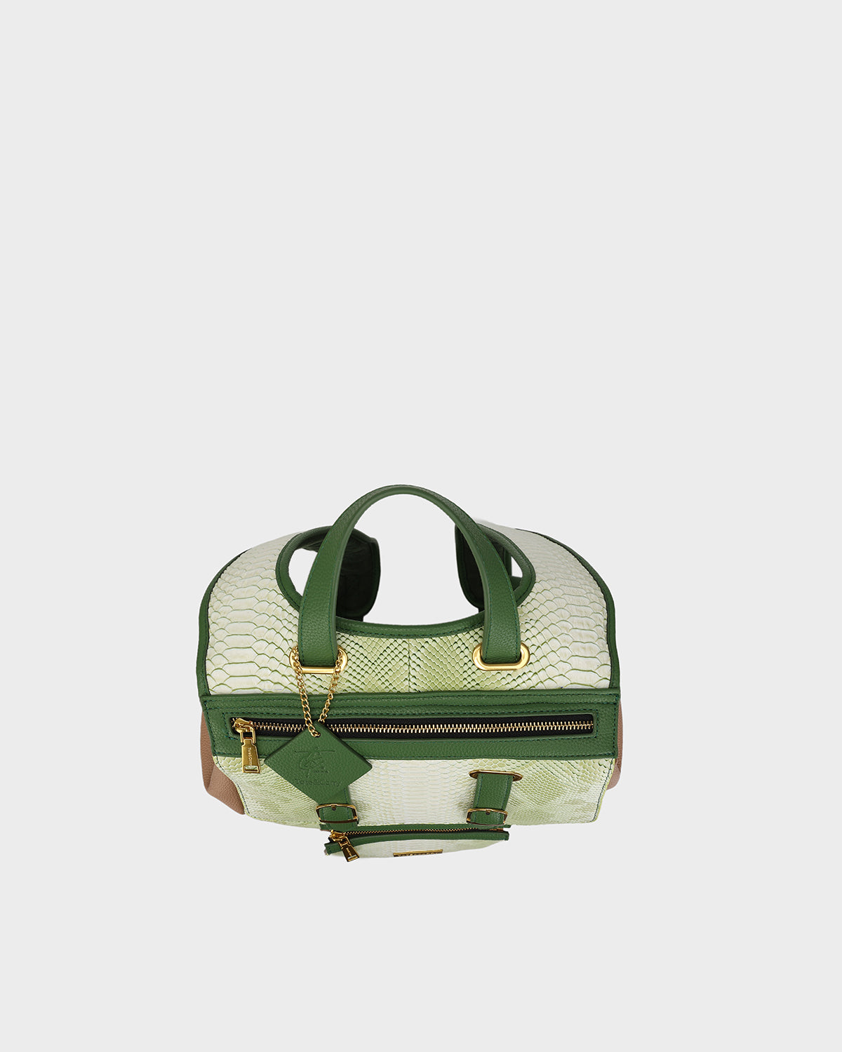 POWER Luxe Travel Set in Green & Brown