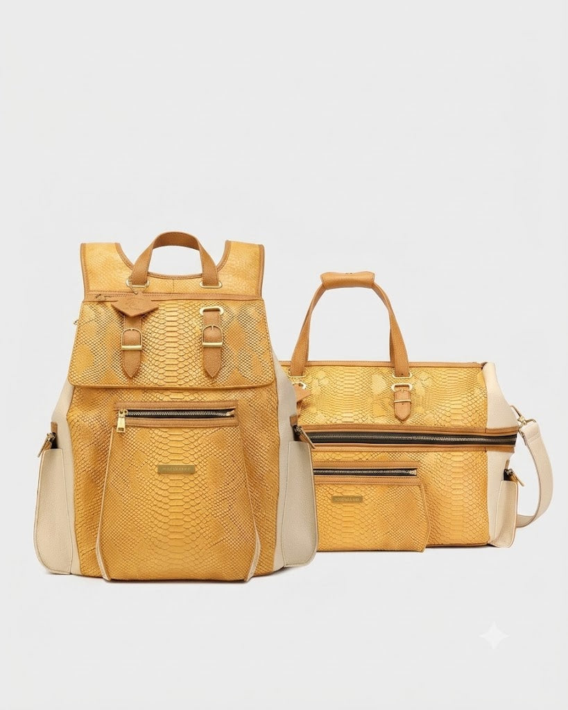 POWER Luxe Travel Set in Sunflower Yellow 🗸