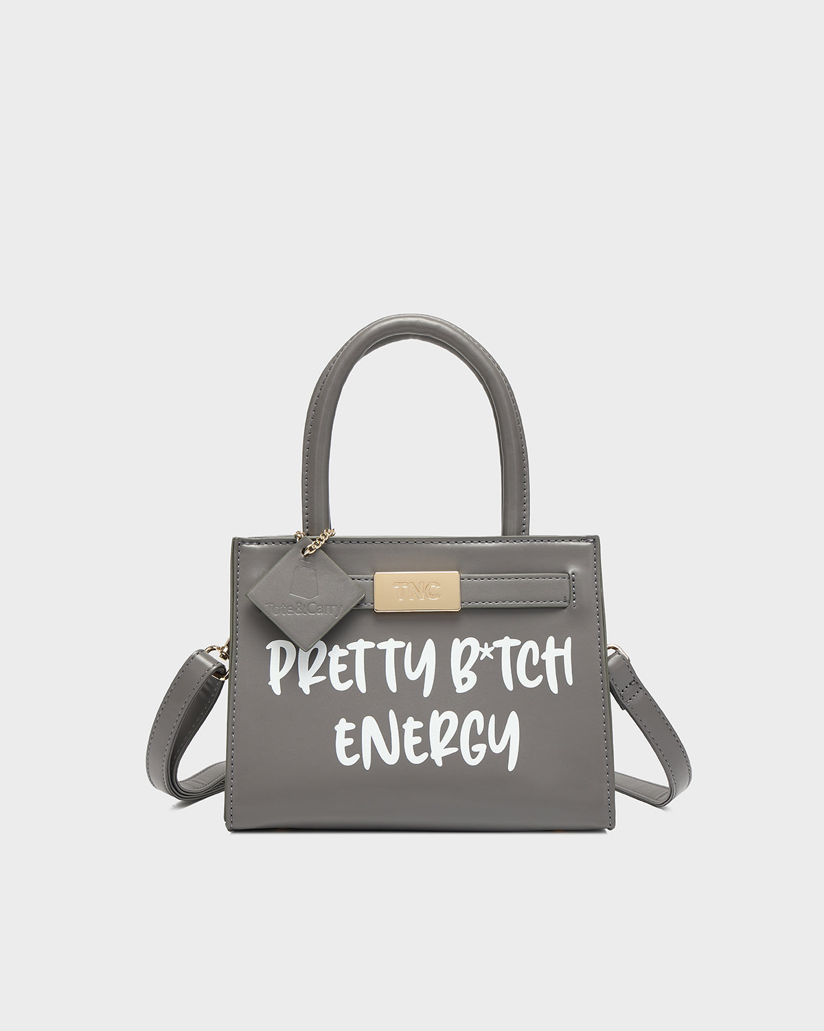 Pretty B Energy Mini Tote in Dark Grey