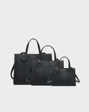 Prime 3PC Tote Bags Set in Black