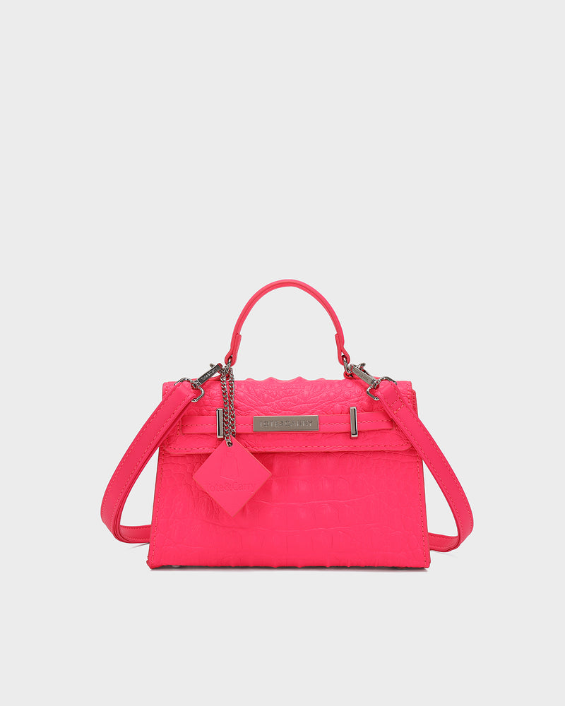 Prime Mini Tote Bag in Neon Pink