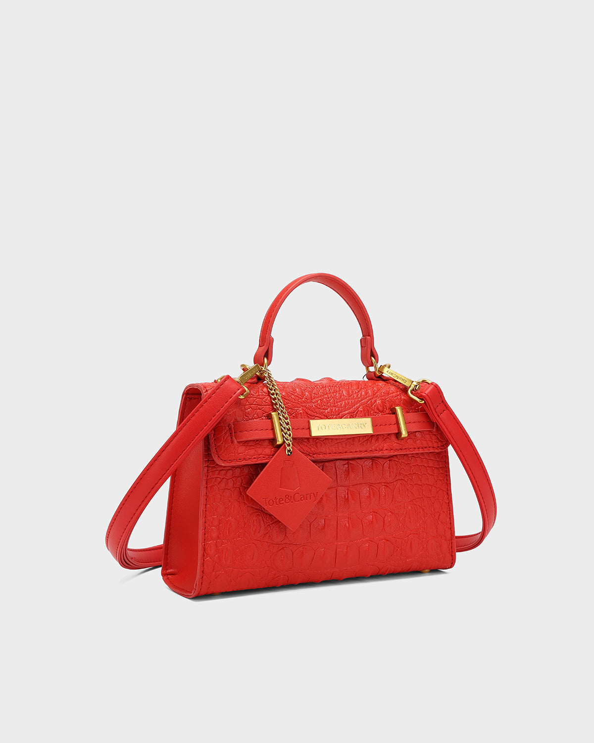 Prime Mini Tote Bag in Red