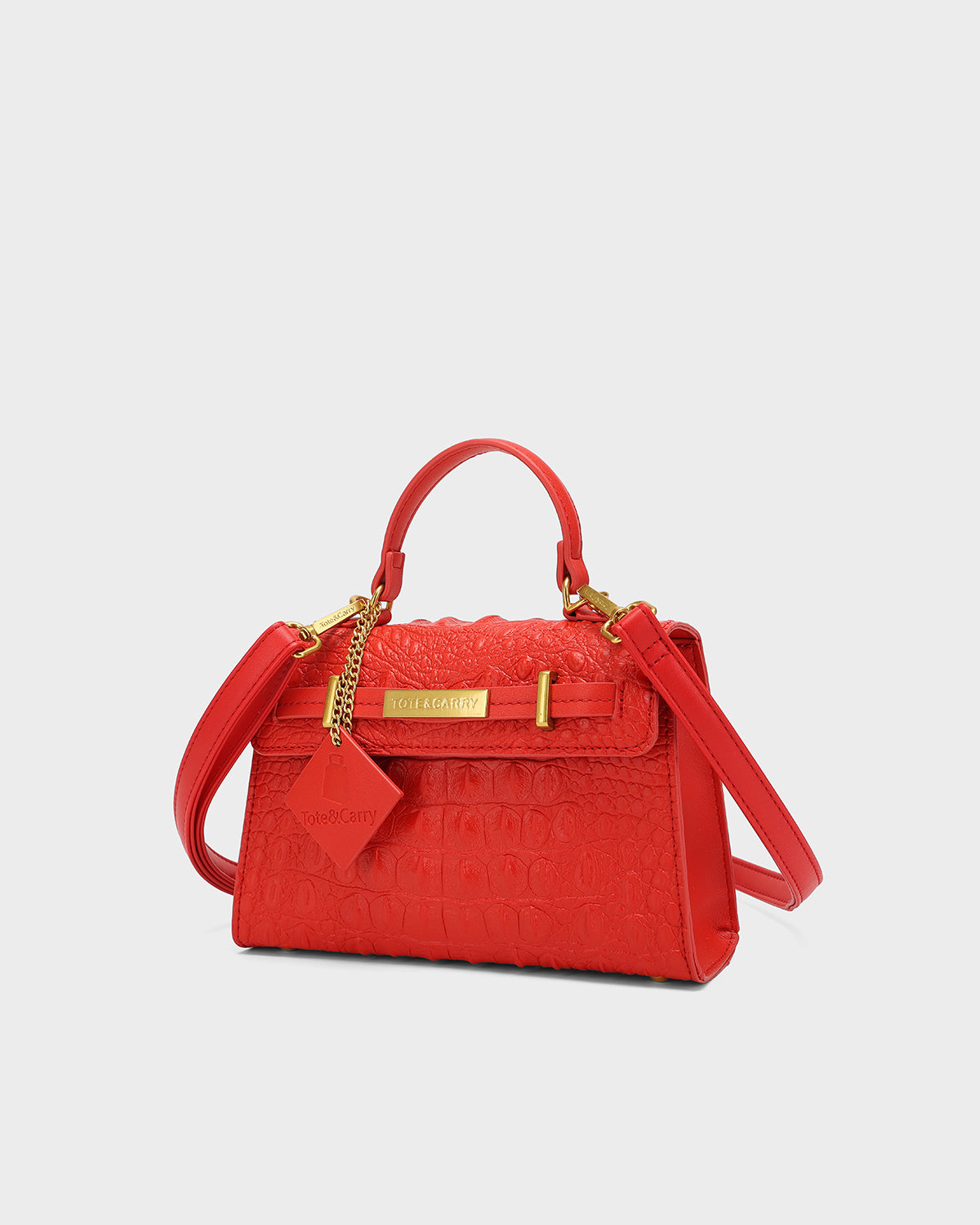 Prime Mini Tote Bag in Red
