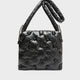 Puffer Quilted Crossbody Bag in Black