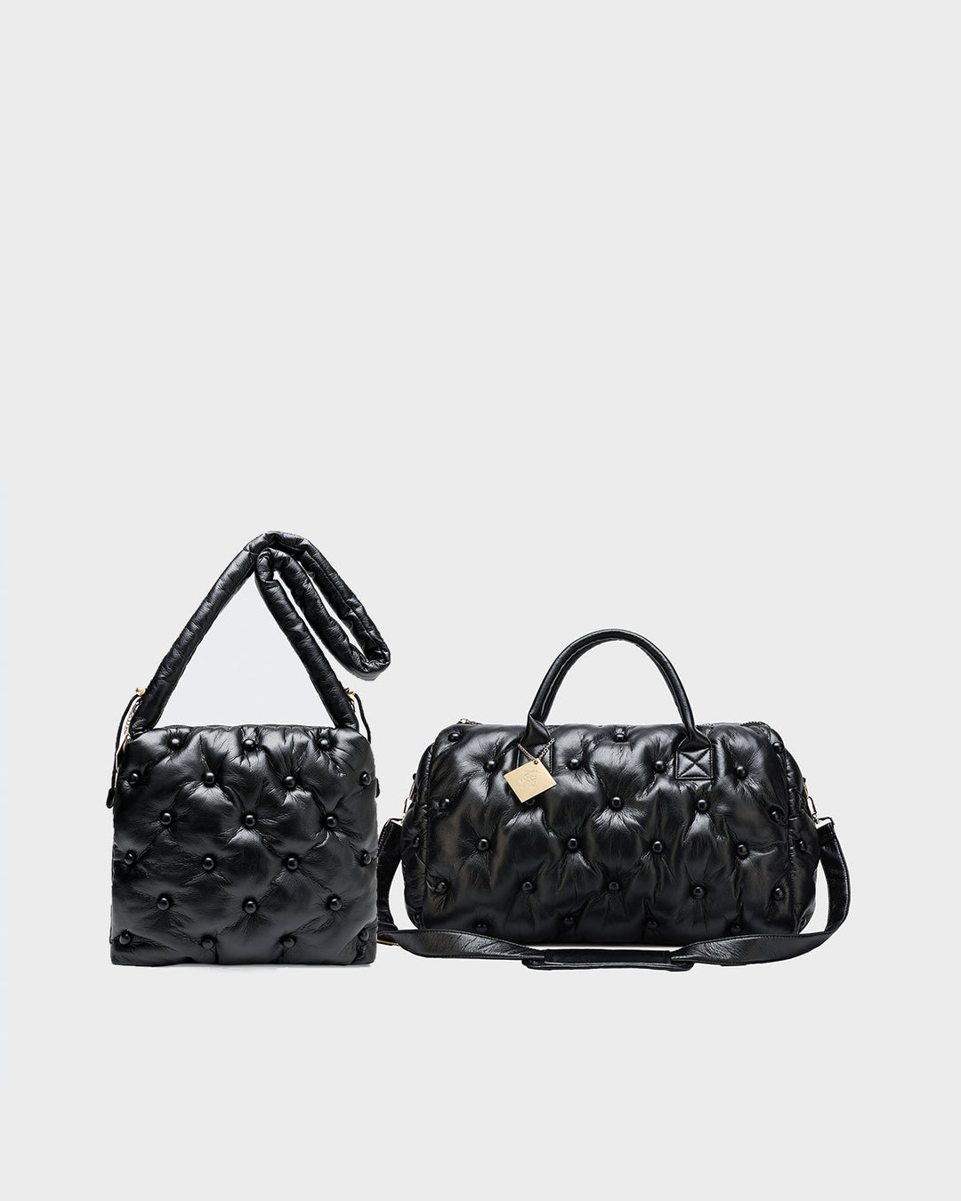 Diamond Stitch Set in Black