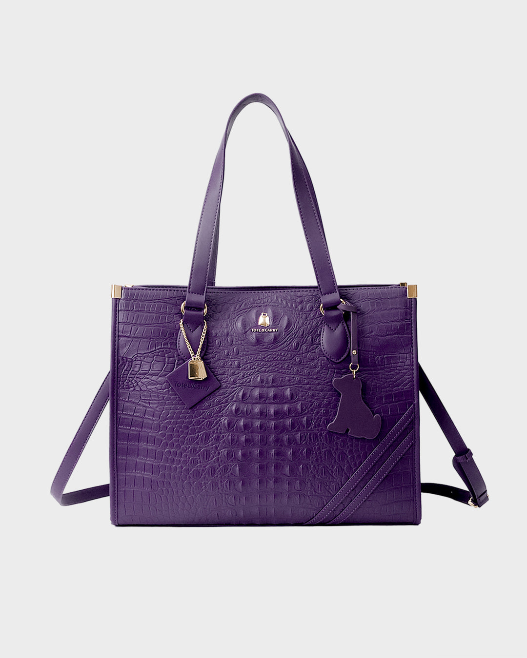 Puppy Key chain in Purple