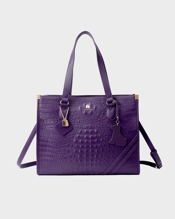 Puppy Key chain in Purple