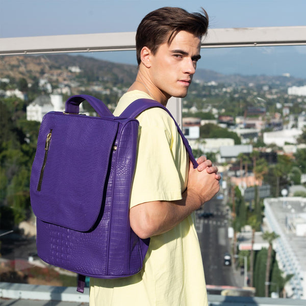Classic Weekender Backpack in Purple