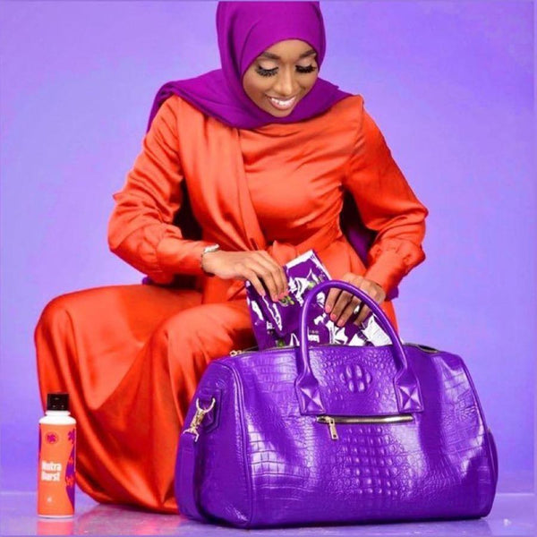 Classic 3-Piece City Weekender Set in Purple