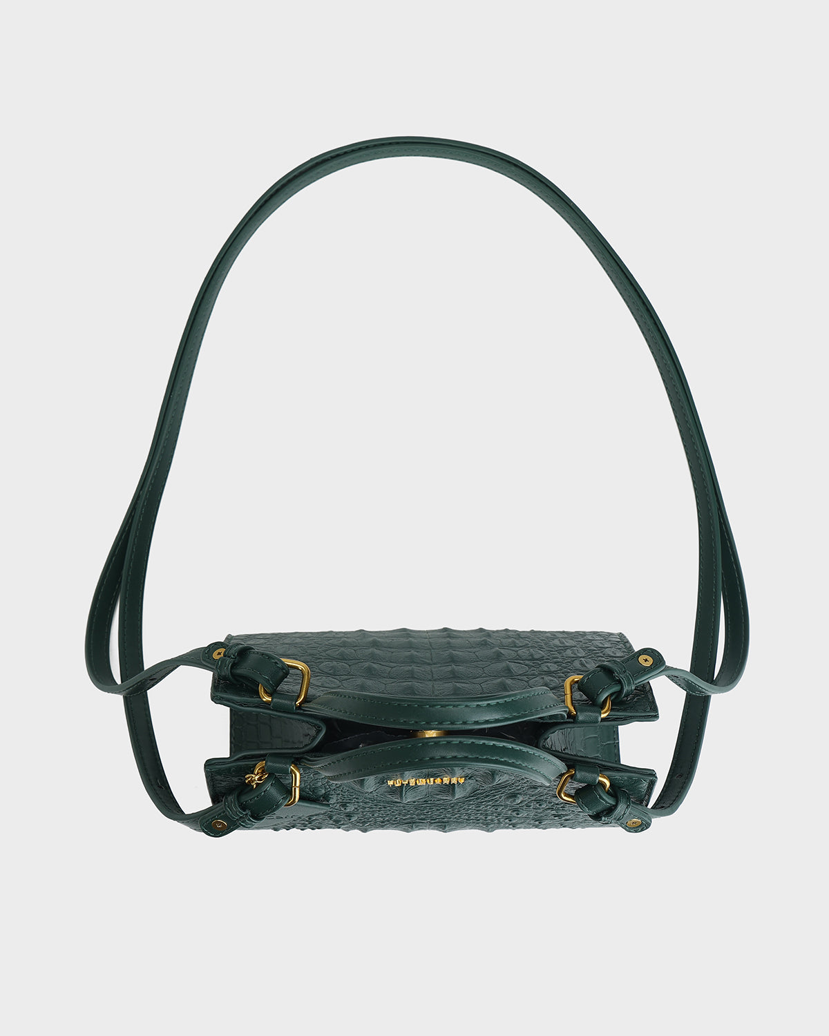 Raven 3PC Tote Bags Set in Emerald Green