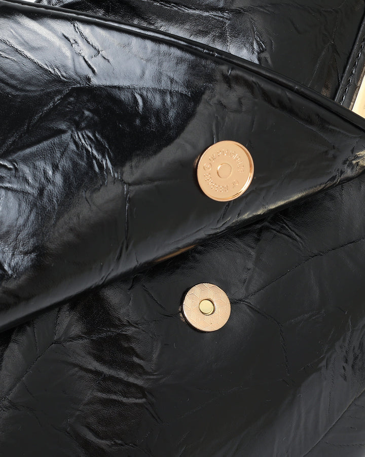 Rebellious Chic Tote Bag in Black