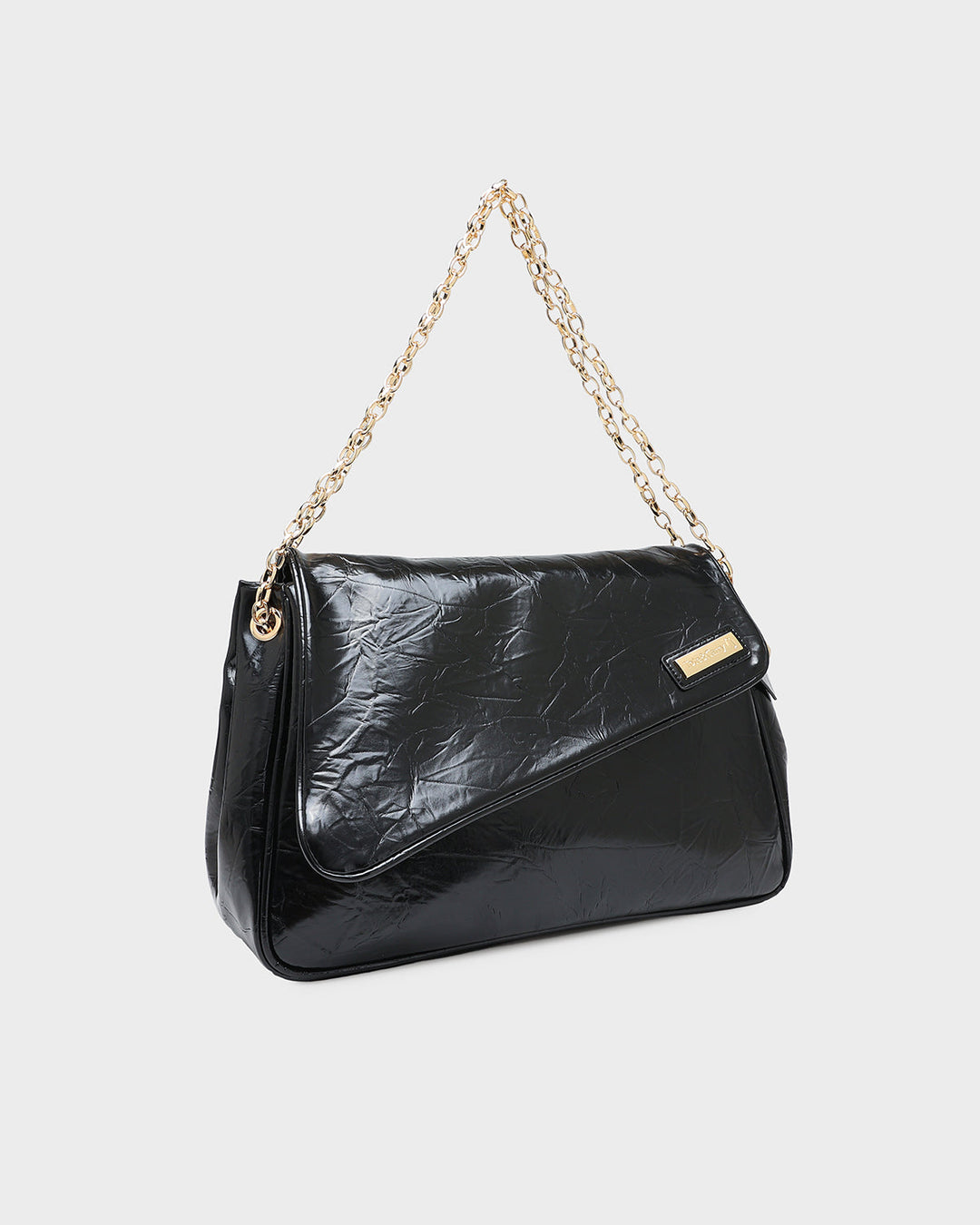 Rebellious Chic Tote Bag in Black