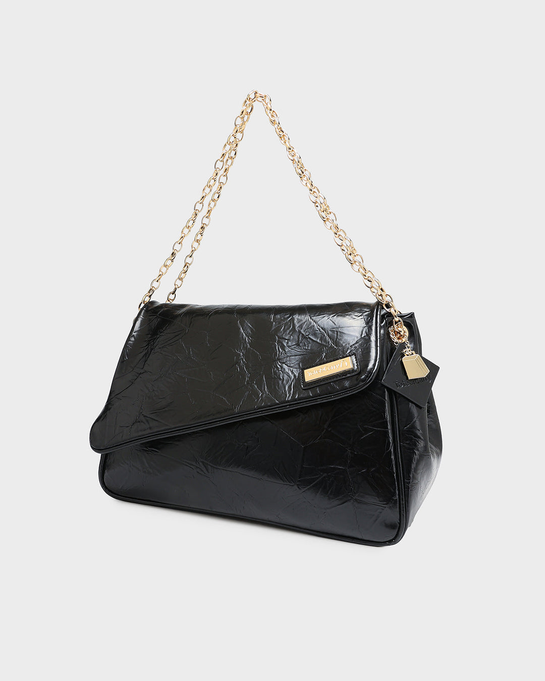 Rebellious Chic Tote Bag in Black