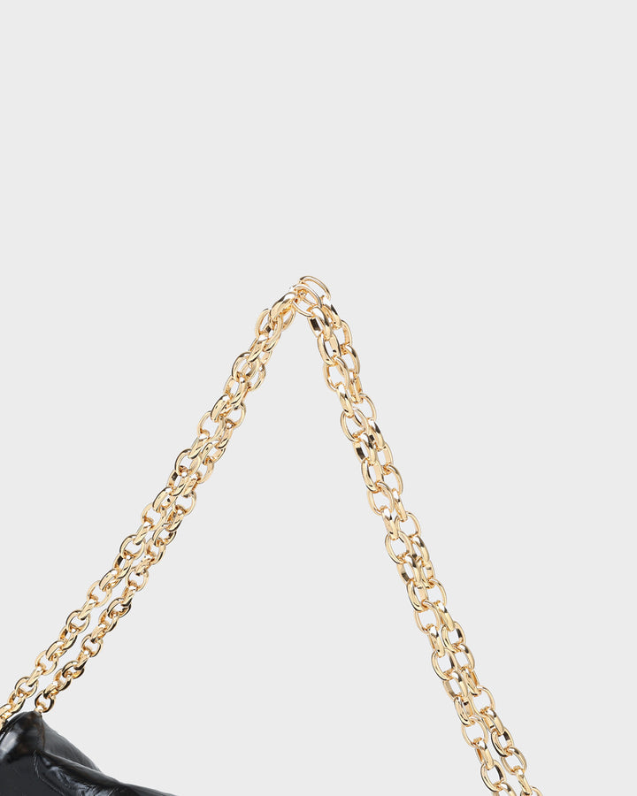 Rebellious Chic Tote Bag in Black