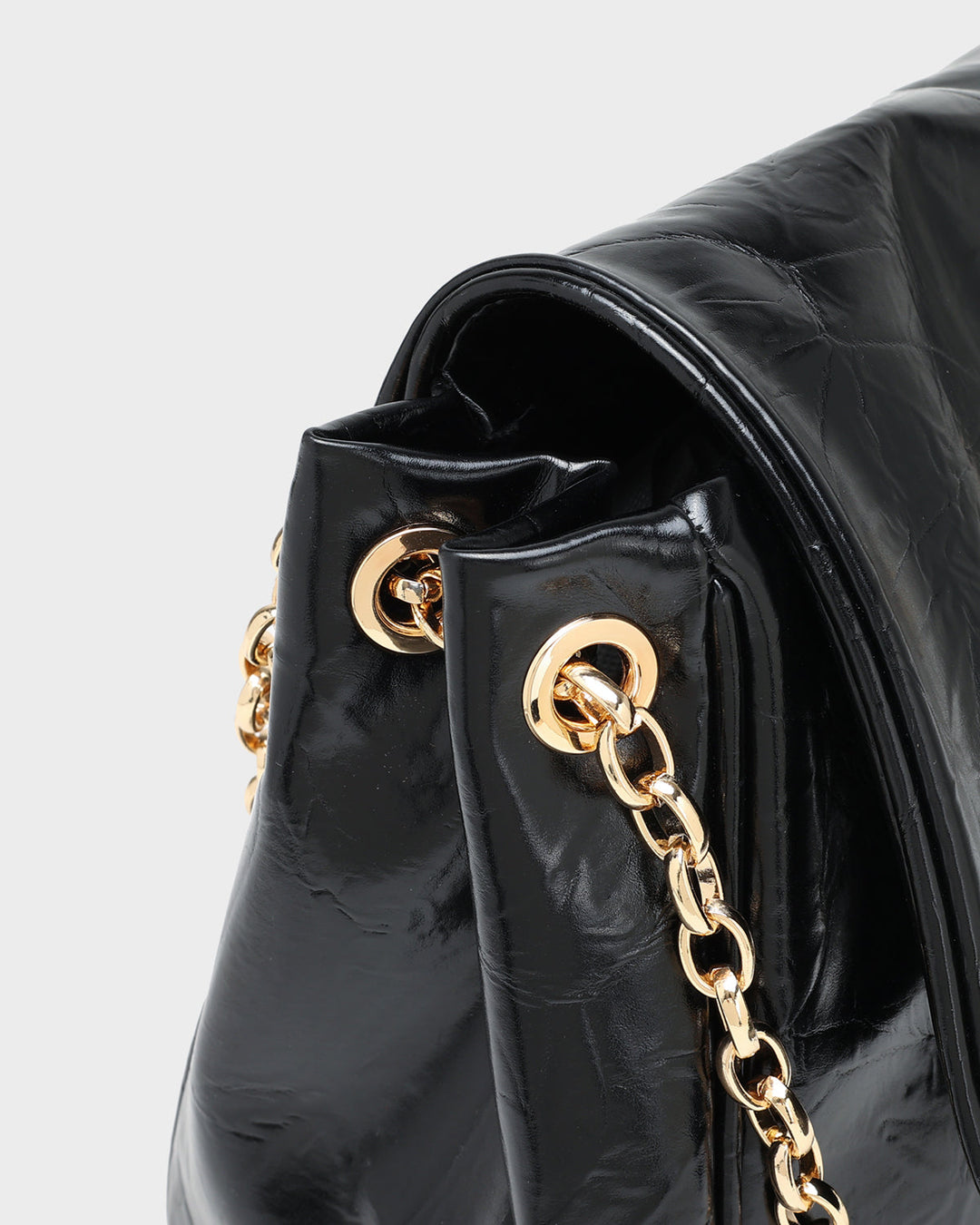 Rebellious Chic Tote Bag in Black