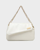 Rebellious Evening Shoulder Bag in White