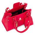 Red Purse Black Bottom Mini Tote Bag