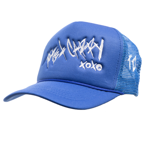 Royal Blue Tote&Carry XO Design Trucker Hat