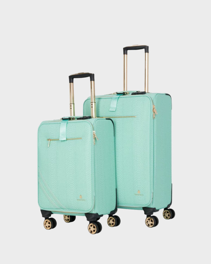 Signature 2-Piece Luggage Set in Mint