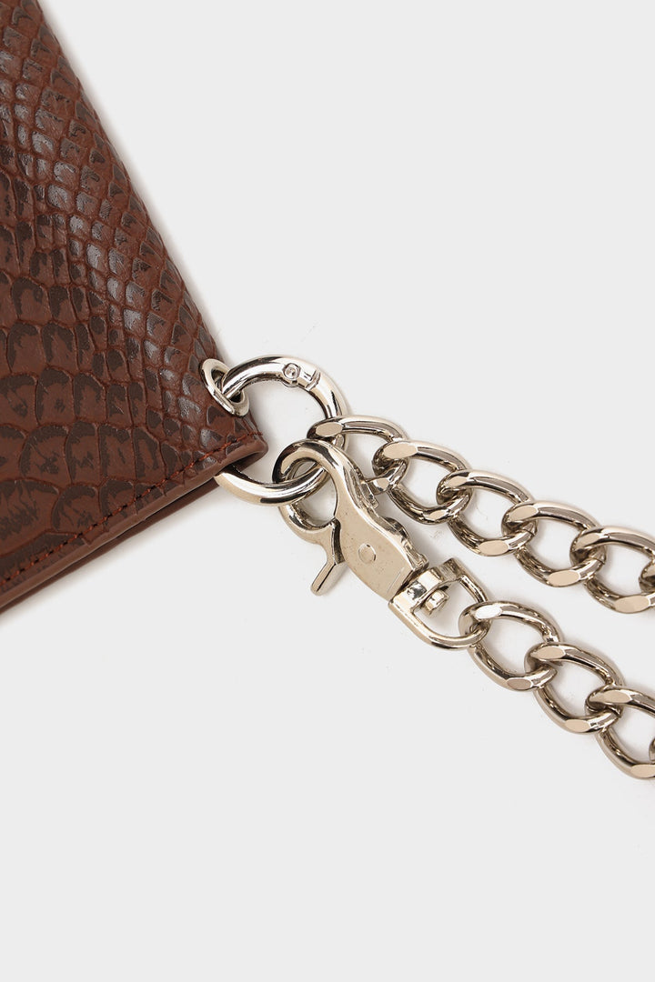 Apollo 1 Chain Wallet in Chocolate