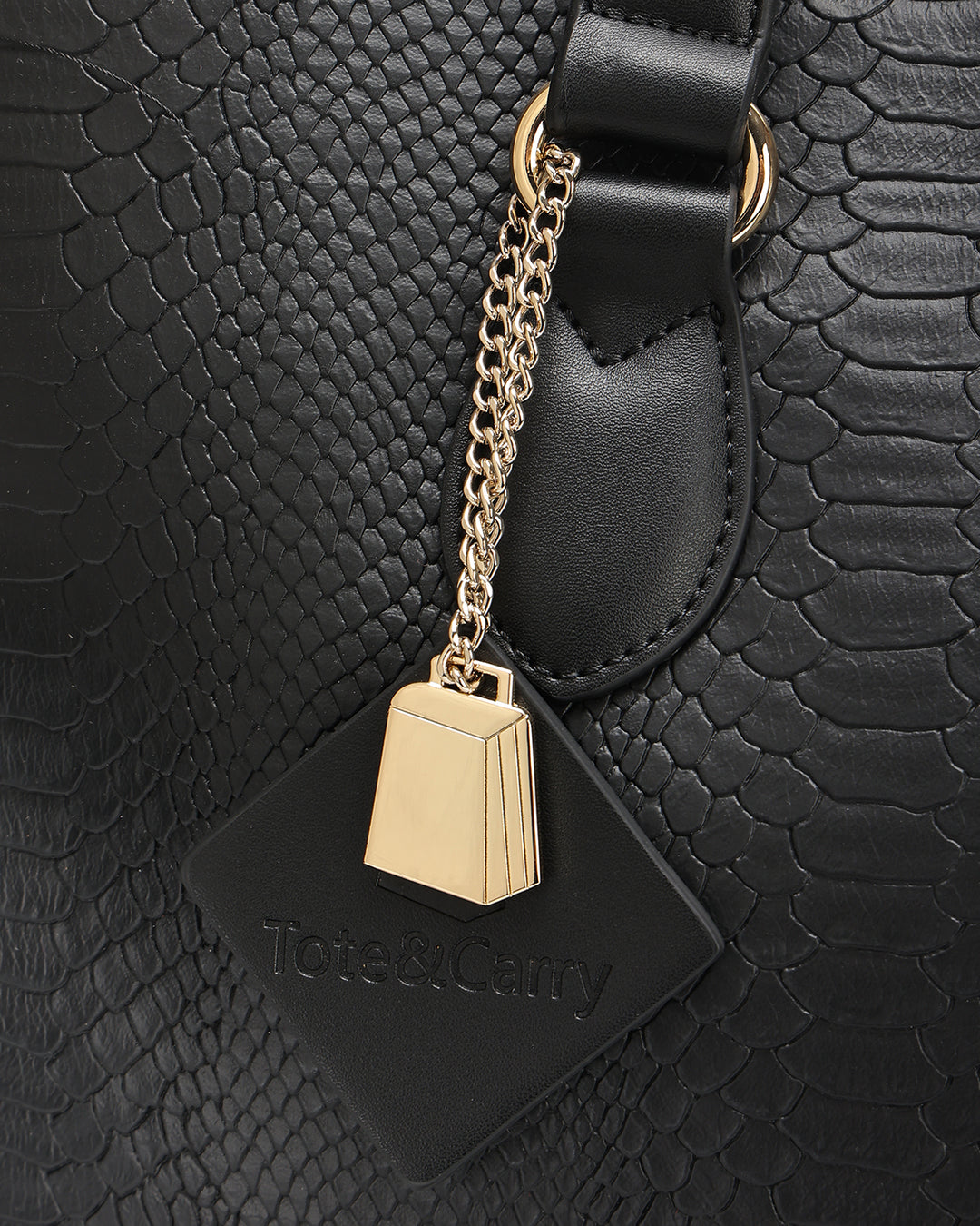 Signature City Tote Bag in Black