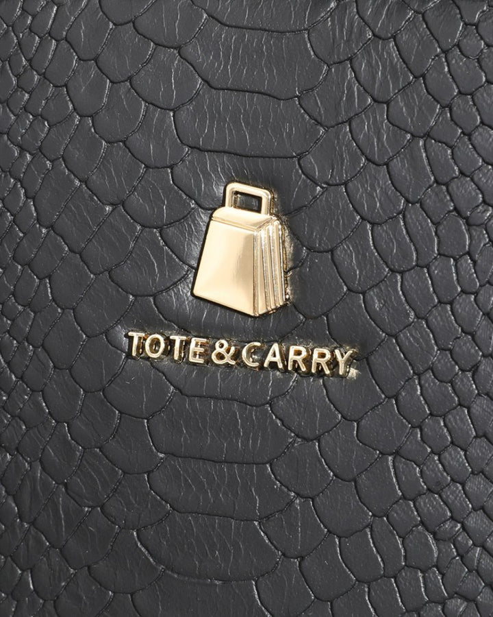 Apollo 1 Tote Bag in Black