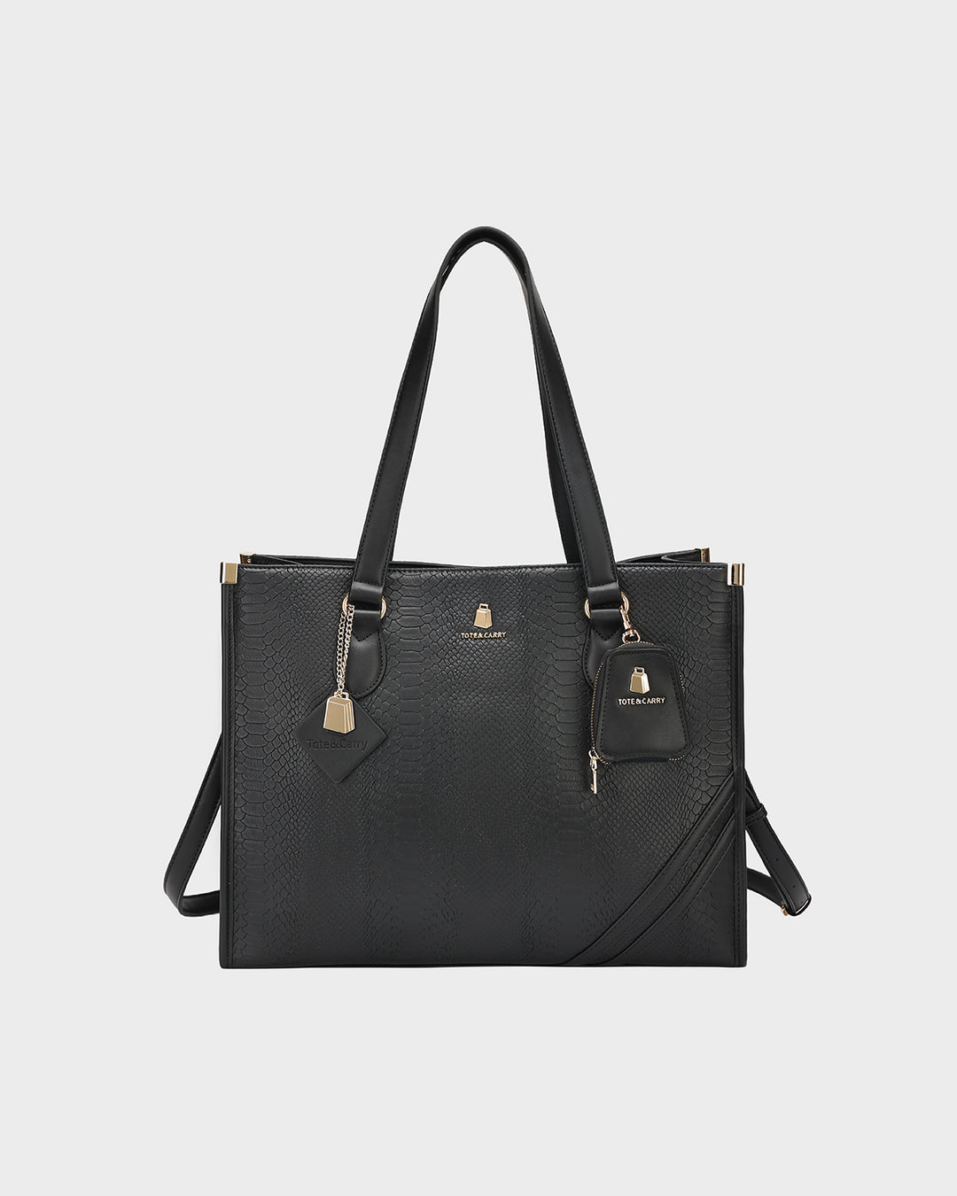 Signature City Tote Bag in Black