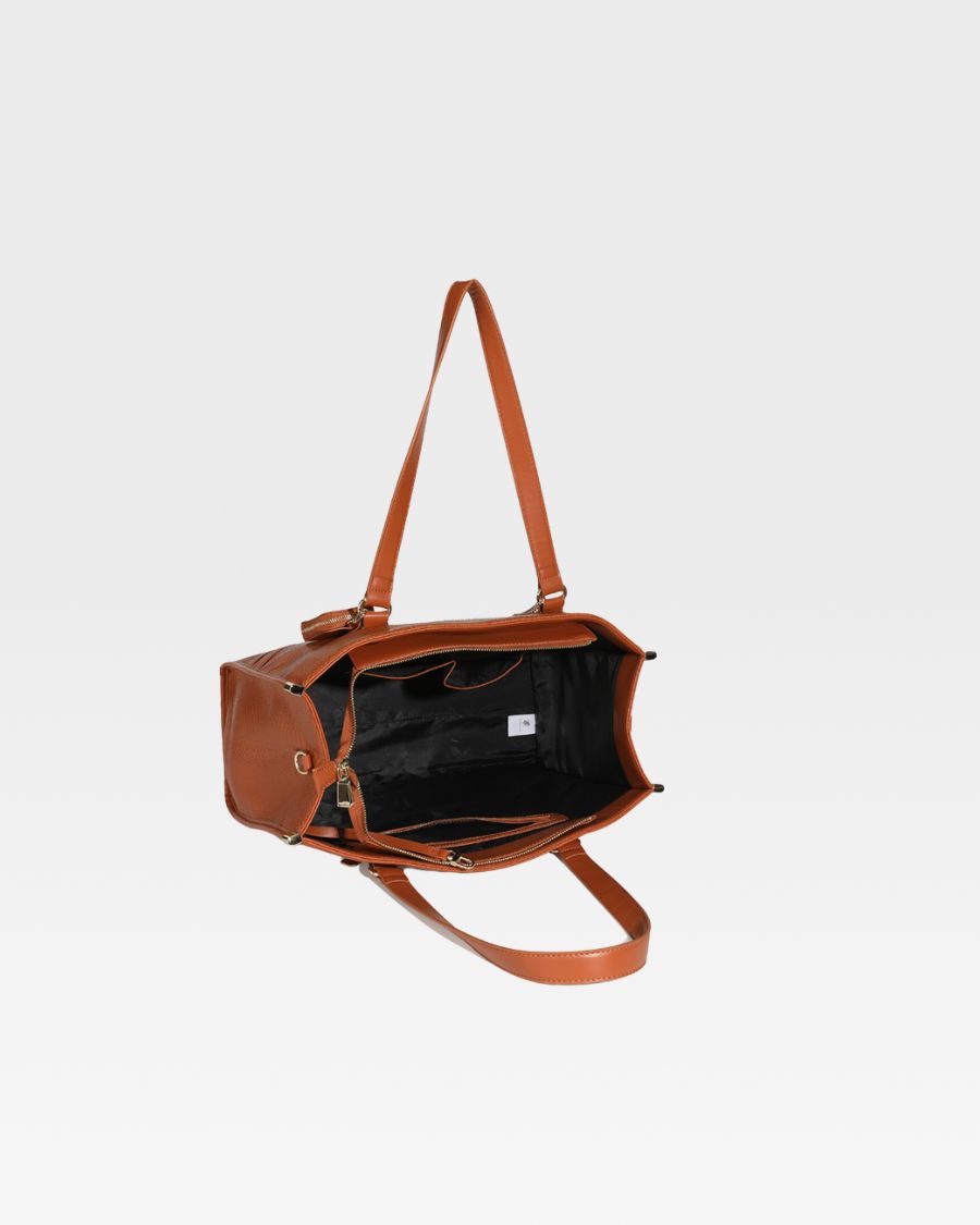 Apollo 1 Tote Bag in Caramel