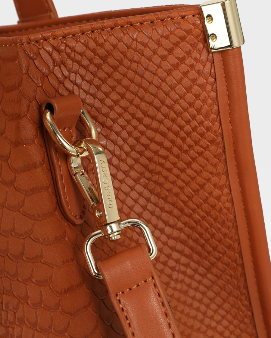 Apollo 1 Tote Bag in Caramel