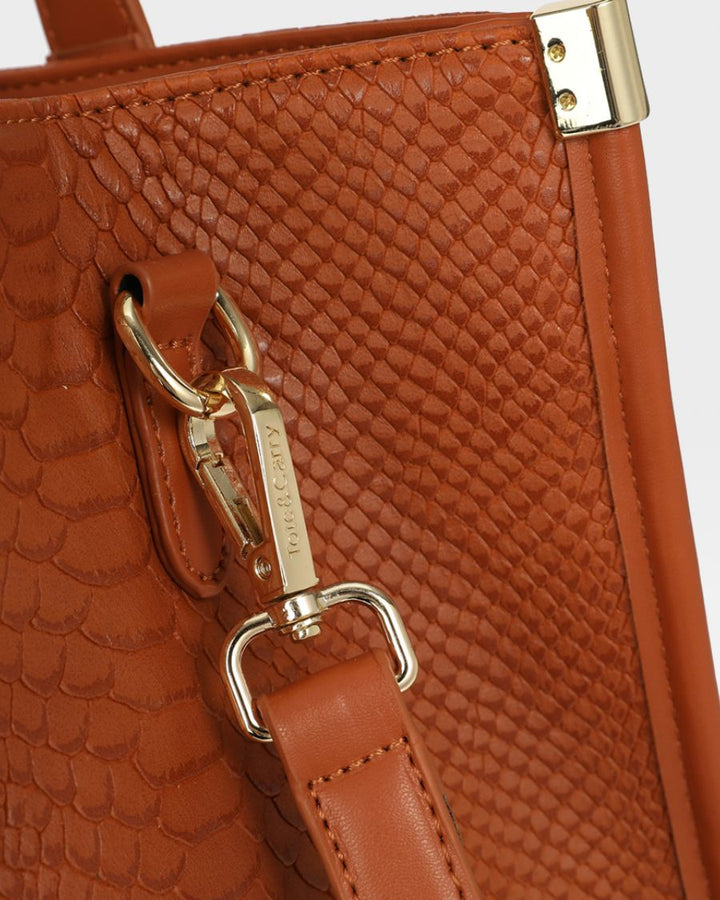 Apollo 1 Tote Bag in Caramel