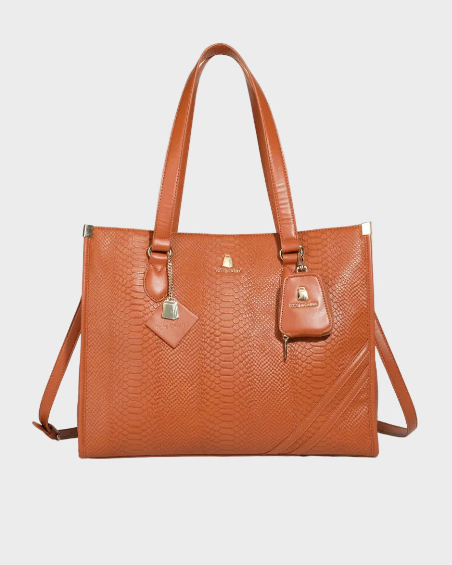 Apollo 1 Tote Bag in Caramel