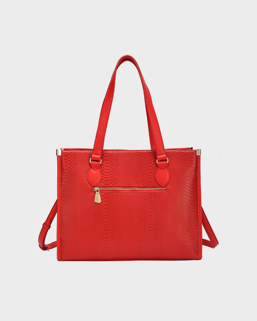 Signature City Tote Bag in Red