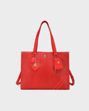 Signature City Tote Bag in Red