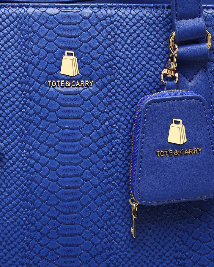 Apollo 1 Tote Bag in Royal Blue