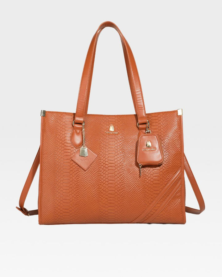 Apollo 1 Tote Bag in Caramel