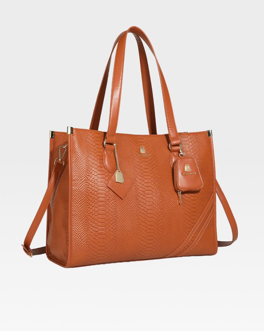 Apollo 1 Tote Bag in Caramel