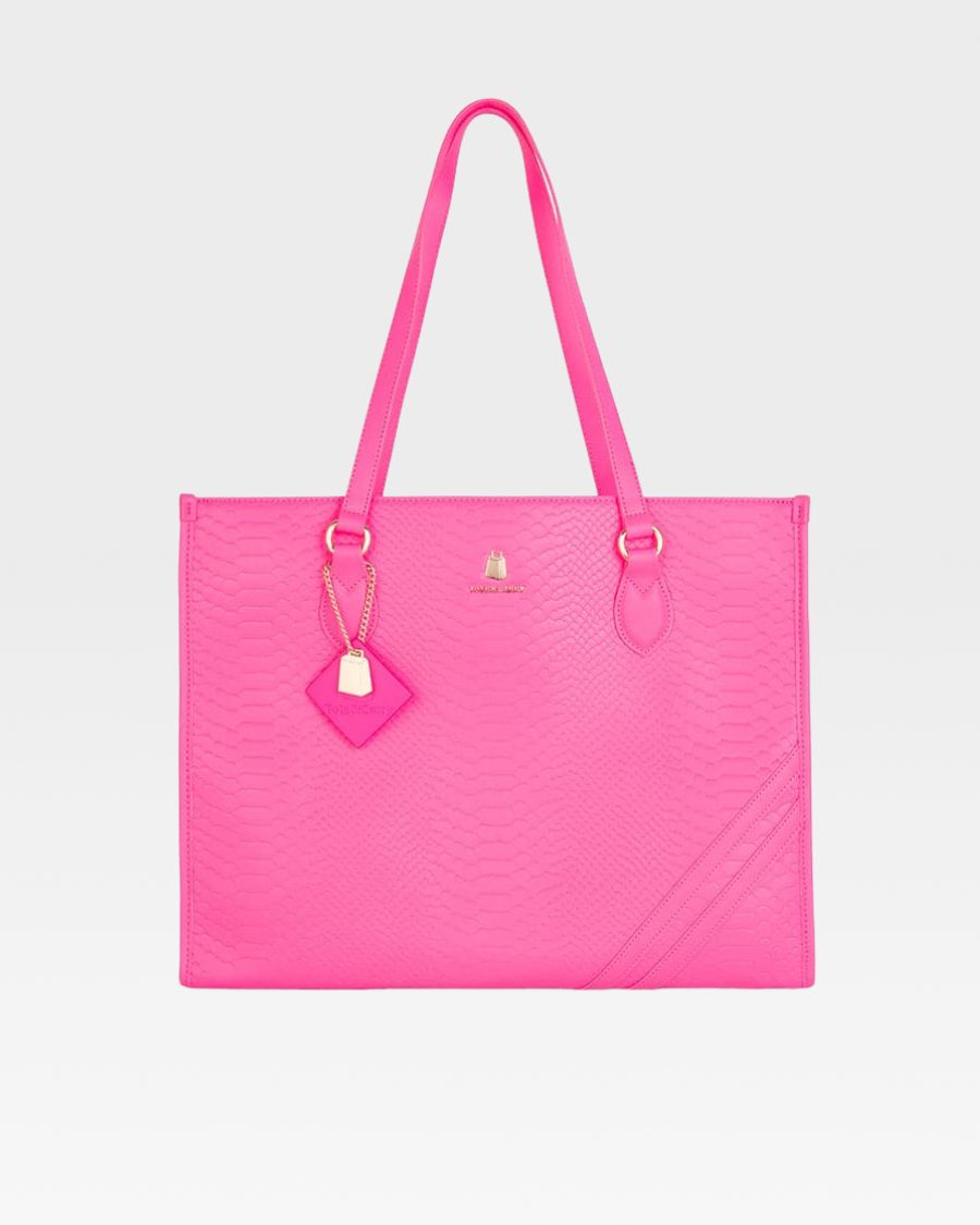 Apollo 1 Tote Bag in Neon Pink