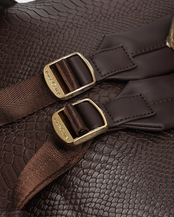 Signature Commuter Backpack in Chocolate