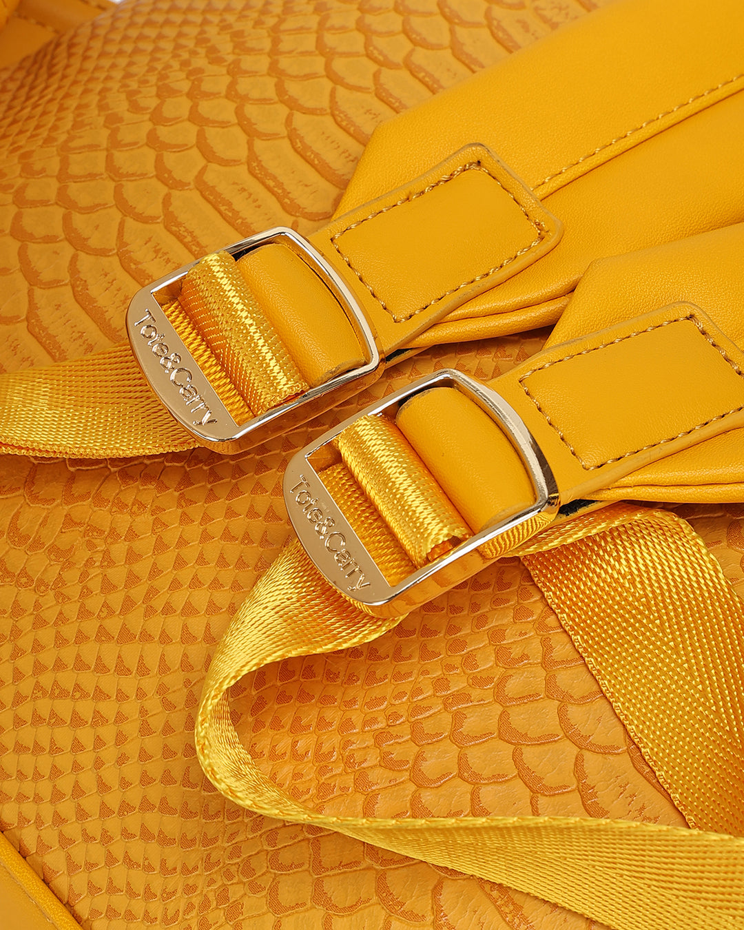 Signature Commuter Backpack in Mustard