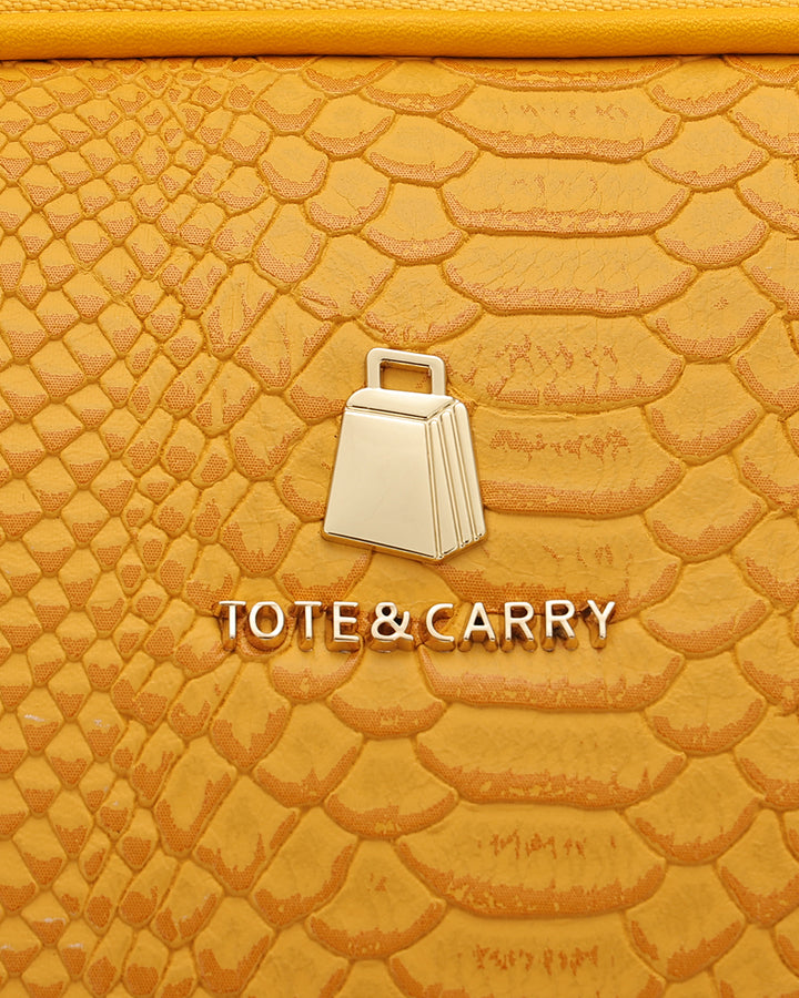 Signature Overnight Travel Set in Mustard