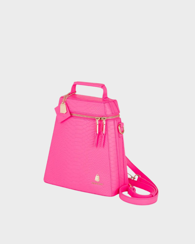 Cowbell Backpack in Neon Pink