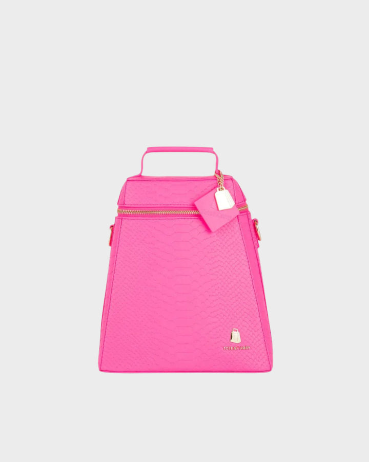 Cowbell Backpack in Neon Pink