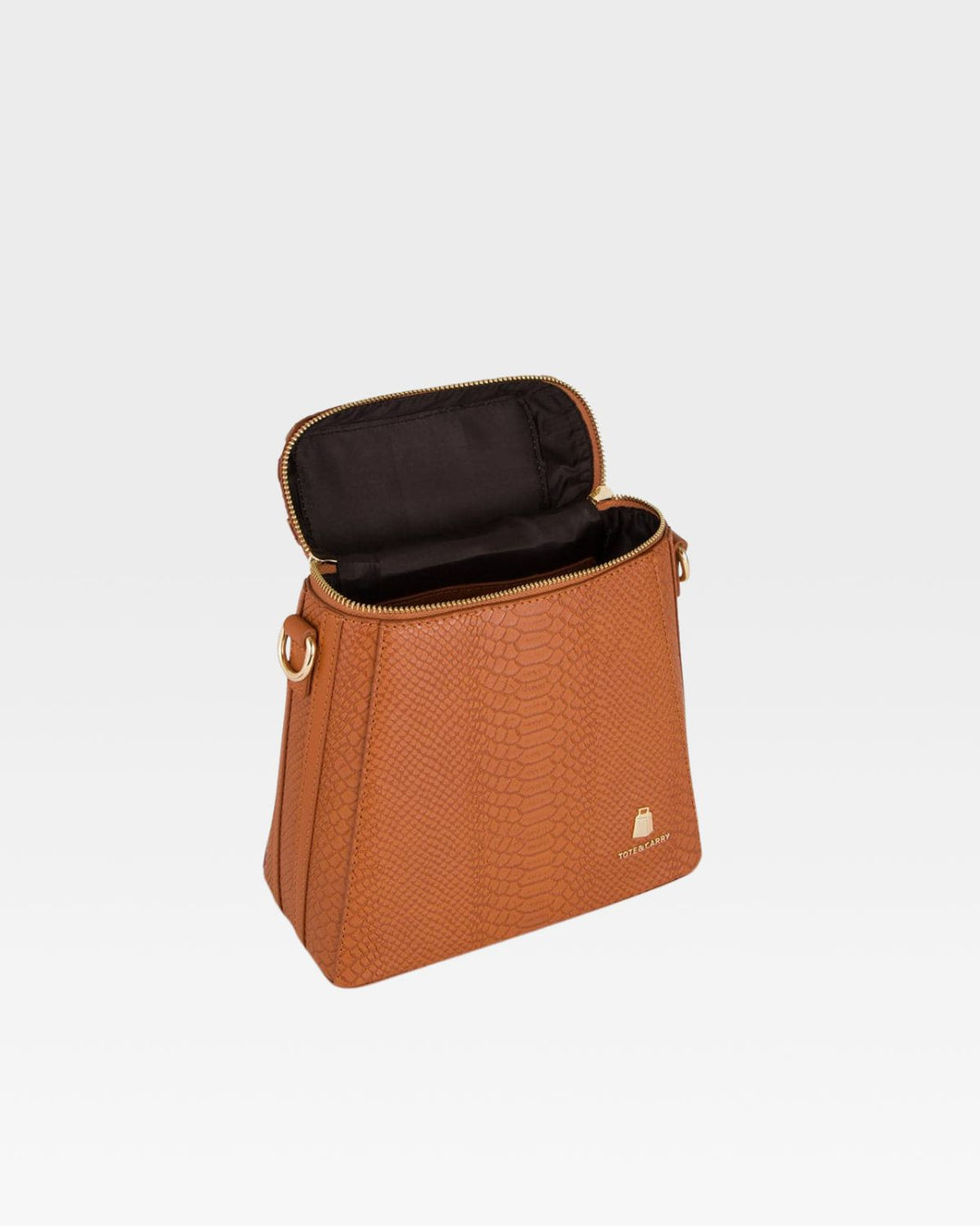 Signature Mini Backpack in Caramel