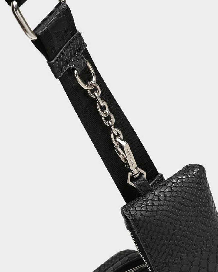 Apollo 1 Crossbody Messenger Bag in Black