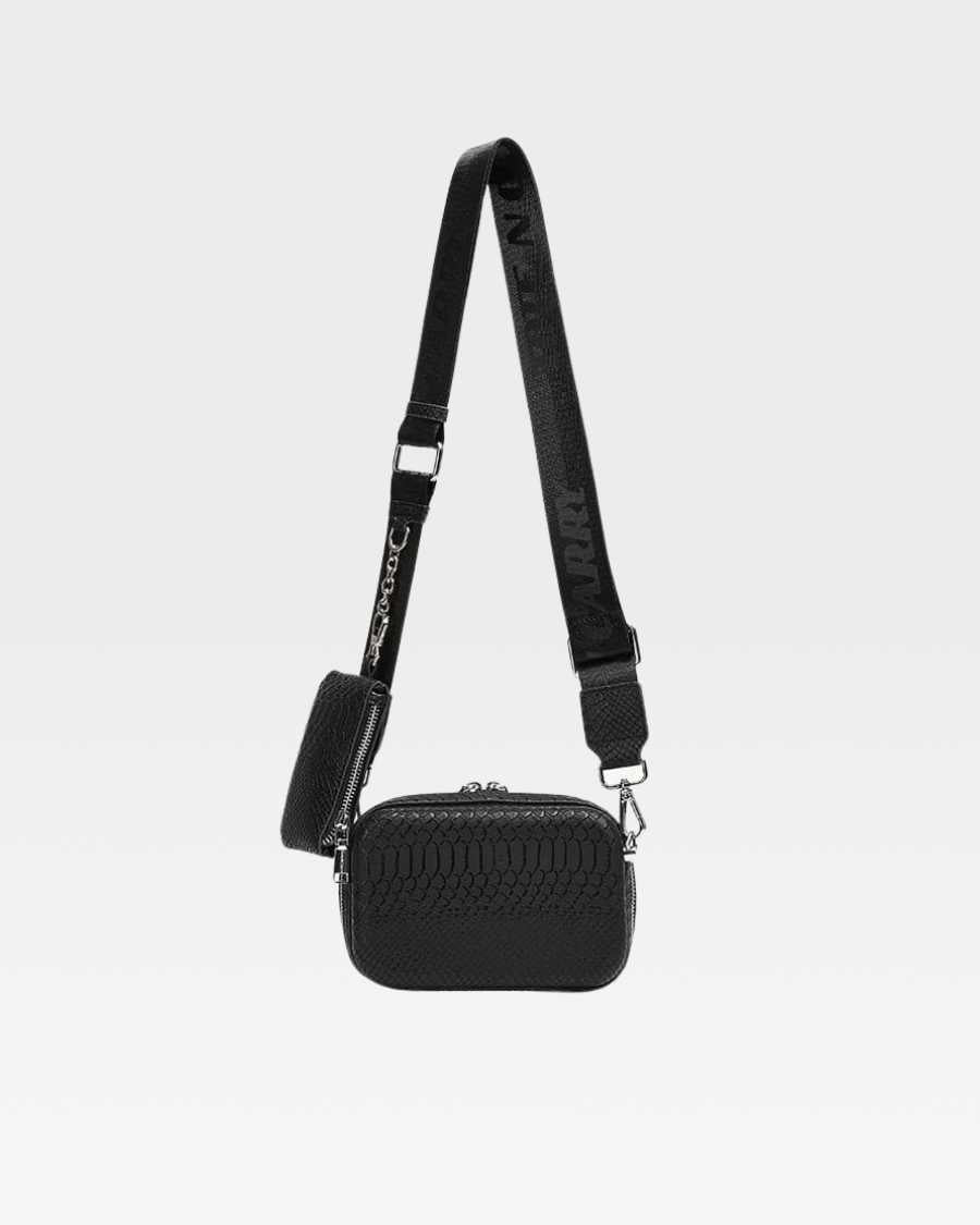 Apollo 1 Crossbody Messenger Bag in Black